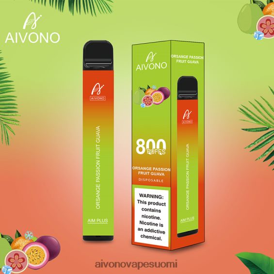 appelsiini passionhedelmä guava Aivono AIM PLUS 800 V6D0ZD189 | Aivono Puff